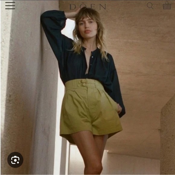 NWT Dôen Heron Shorts in Oregano size 0 - Picture 1 of 8